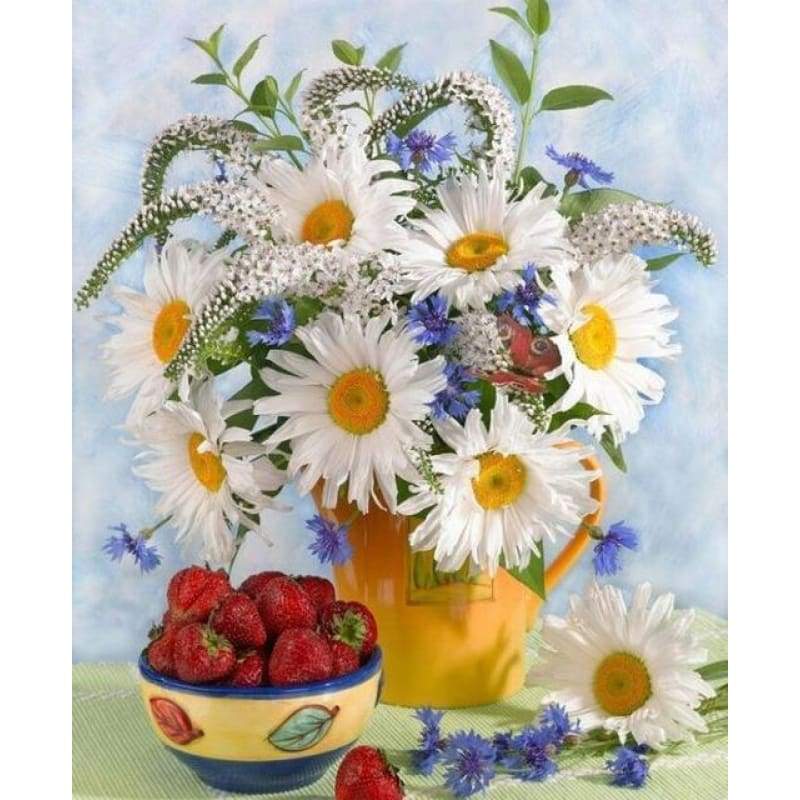 2019 Hot Sale Wall Decor Diy Diamond Embroidery Flower 5D Kit VM4067 - NEEDLEWORK KITS