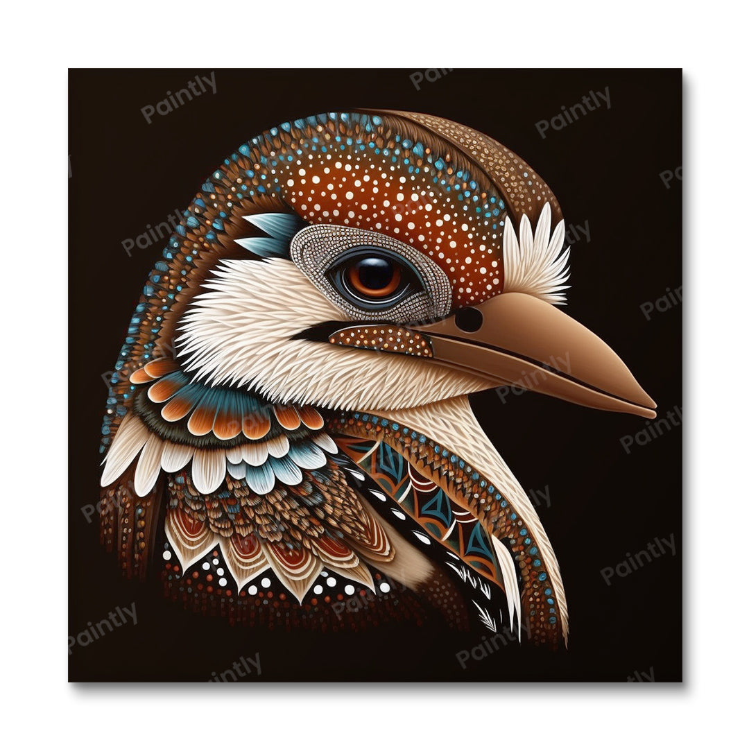 Aboriginal Art Kookaburra I (Diamond Painting)