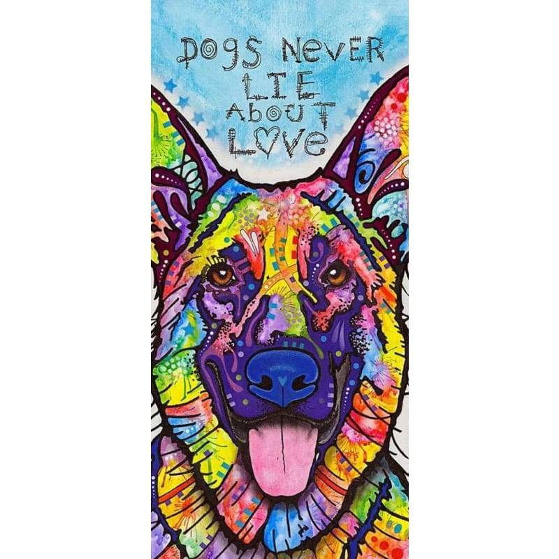 Dog Love - Full Drill Diamond Painting - Special Order -