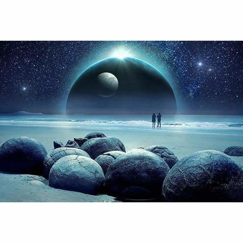 Dream Night Sky Star Wall Decoration Full Drill - 5D Diy