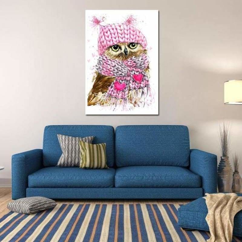 Dream Rhinestones Owl Pattern Full Drill - 5D Diy Diamond