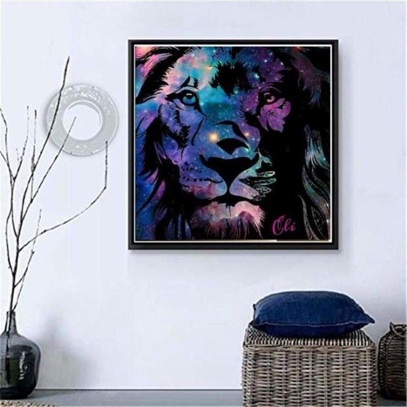 Dream Style Lion Pattern Diy Full Drill - 5D Full Diamond