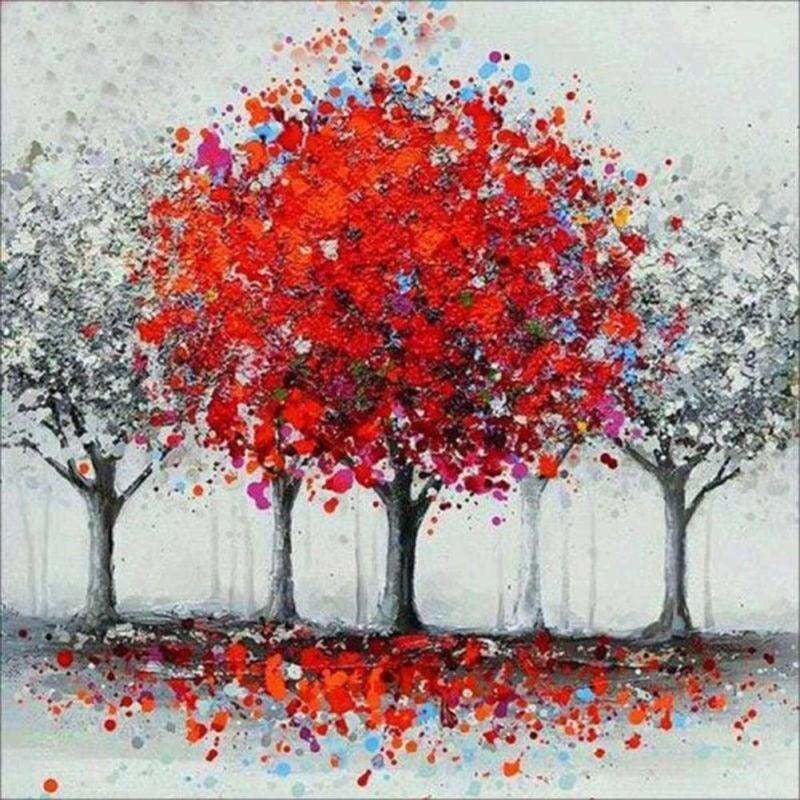 Full Drill - 5D DIY Diamond Painting Kits Cartoon Dream Red