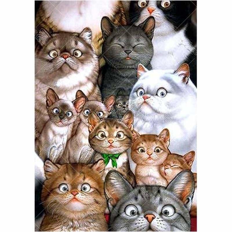 Full Drill - 5D DIY Diamond Painting Kits Cartoon Funny