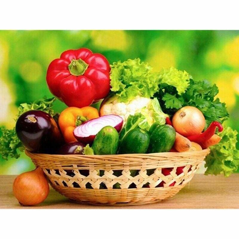 Full Drill - 5D DIY Diamond Painting Kits Fruits Vegetable