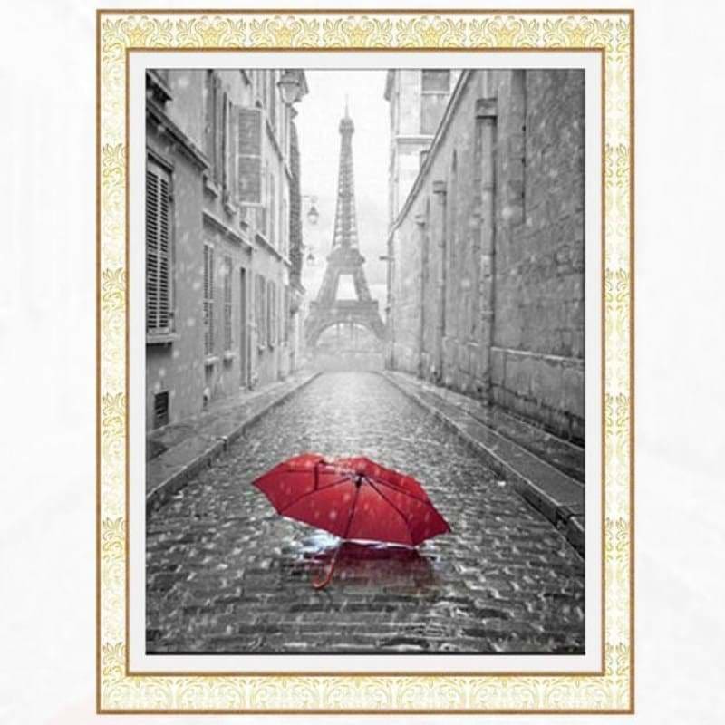 Full Drill - 5D DIY Diamond Painting Kits Grey Landscape