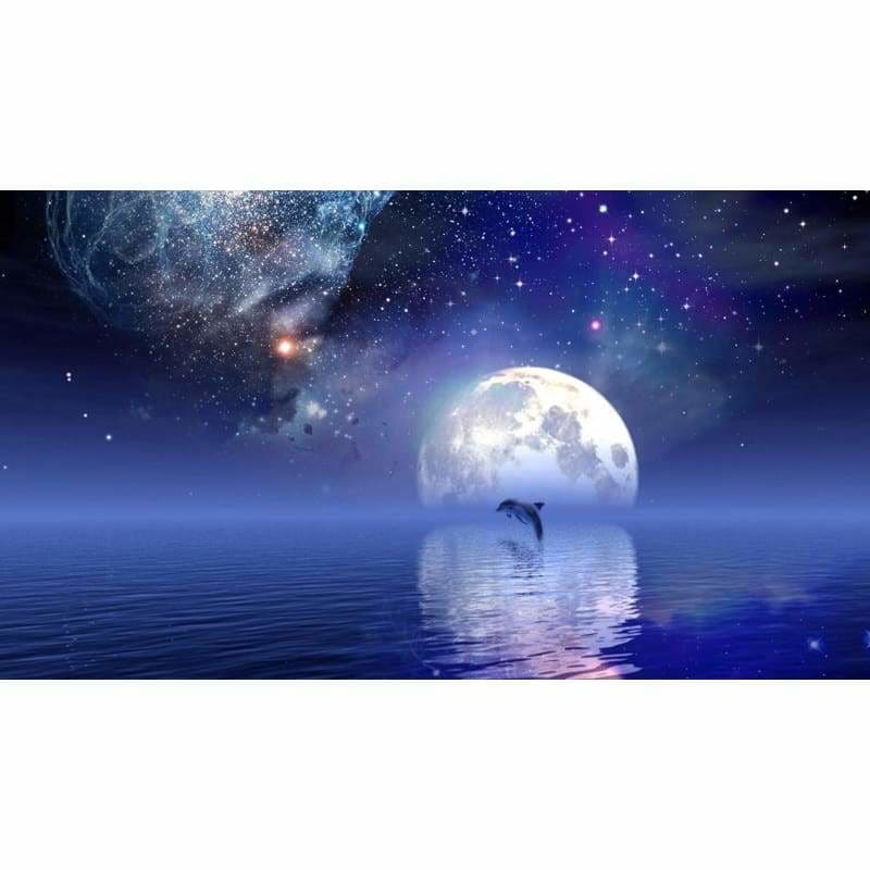 Full Drill - 5D DIY Diamond Painting Kits Starry Sky Moon