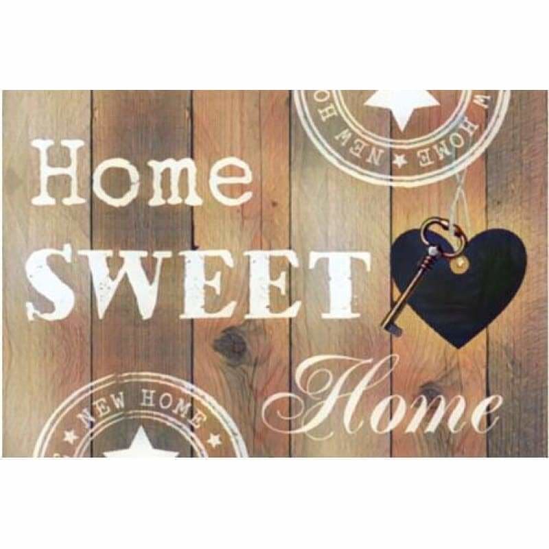 Full Drill - 5D DIY Diamond Painting Kits Sweet Home Word -