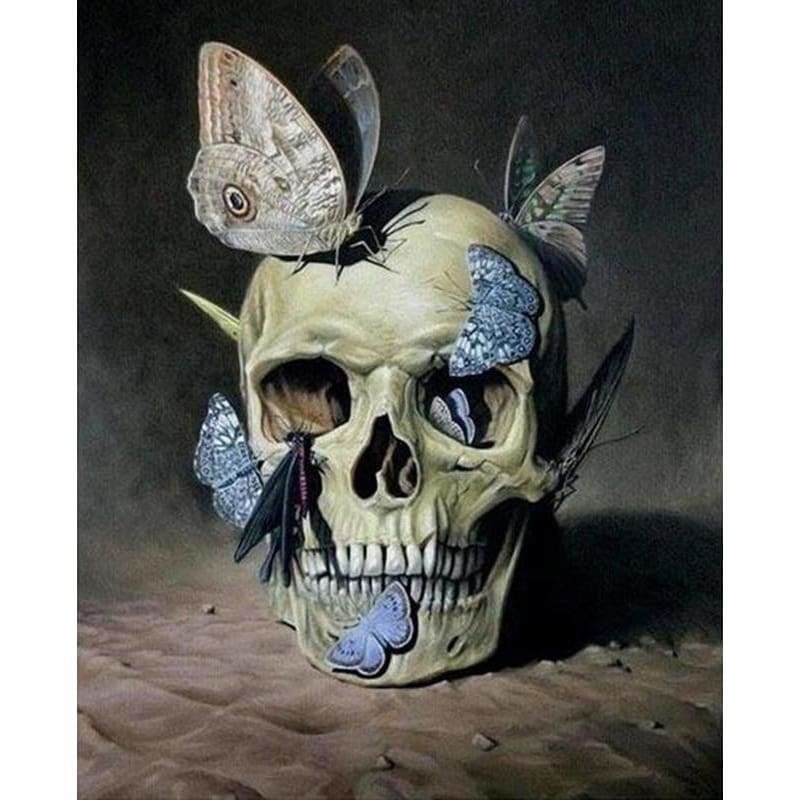 Full Drill - 5D DIY Diamond Painting Kits Terrible Skull