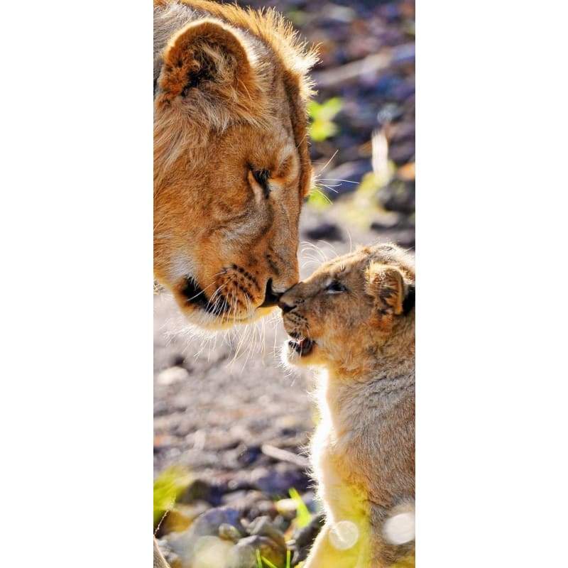 Mum And Baby Tiger 02 - Full Drill Diamond Painting -