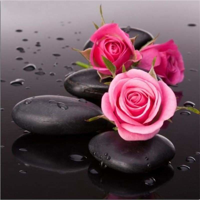 New Hot Sale Flower Picture Diamond Painting Cross Stitch