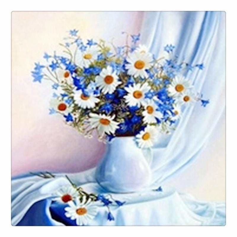 New Hot Sale Flower Picture Rhinestones Full Drill - 5D Diy