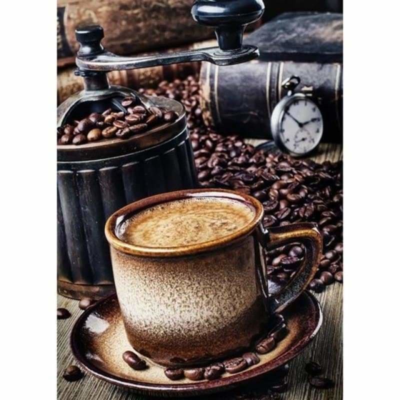 New Hot Sale Full Square Drill Coffee Cup Full Drill - 5D
