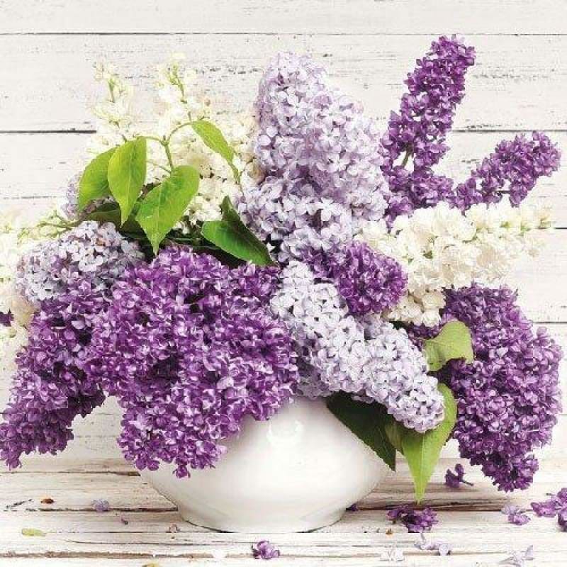 New Lavender Full Drill - 5D Diy Diamond Painting Flower