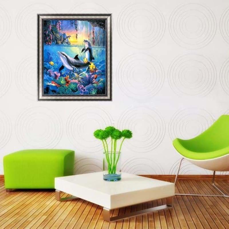 New Special Dolphin Full Drill - 5D Diy Diamond Painting