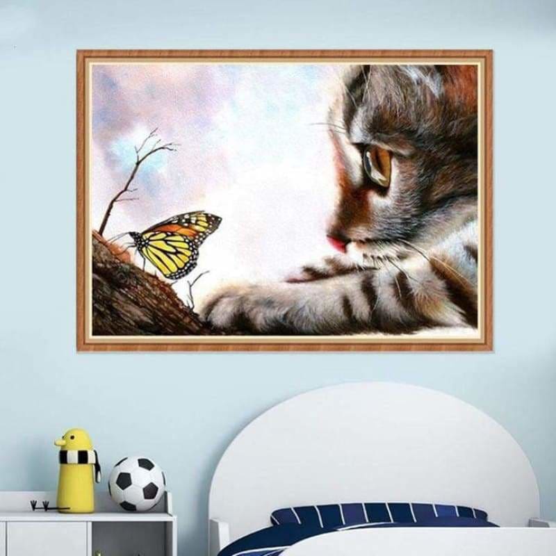 Oil Painting Style Cat Full Drill - 5D Diy Diamond Painting