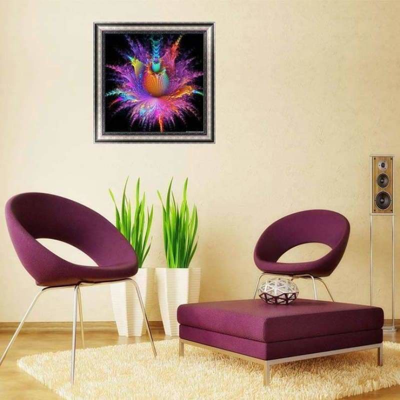Rhinestone Art Abstract Pattern Full Drill - 5D Diy Crystal