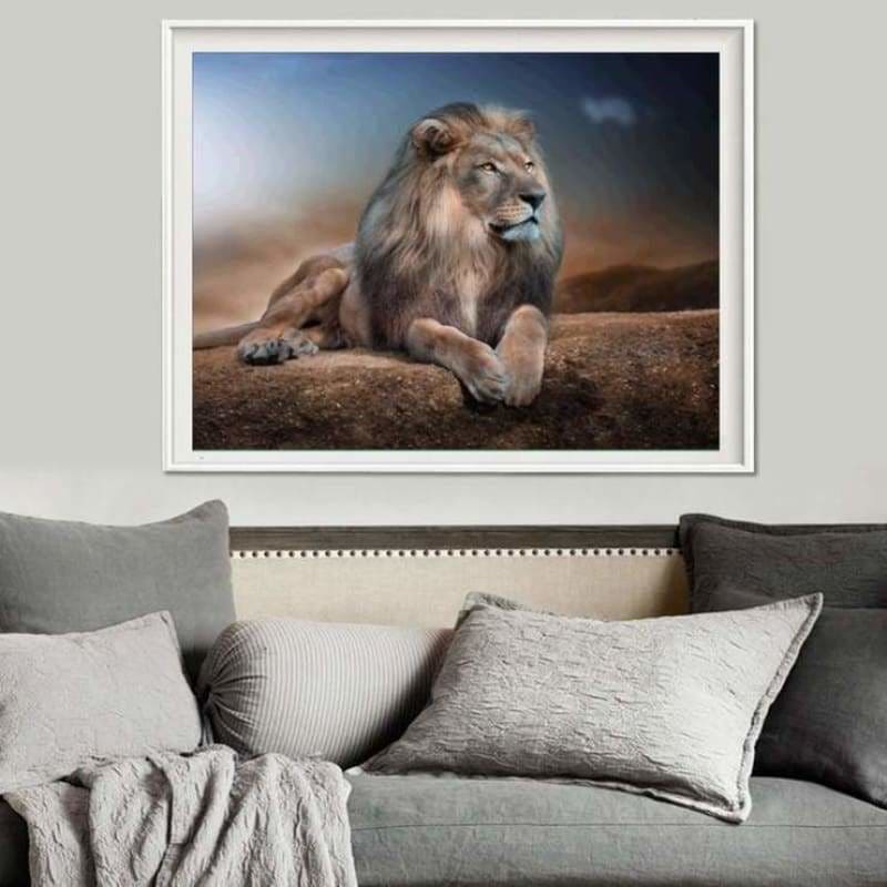 Special Animal Lion Portrait Full Drill - 5D Diy Diamond