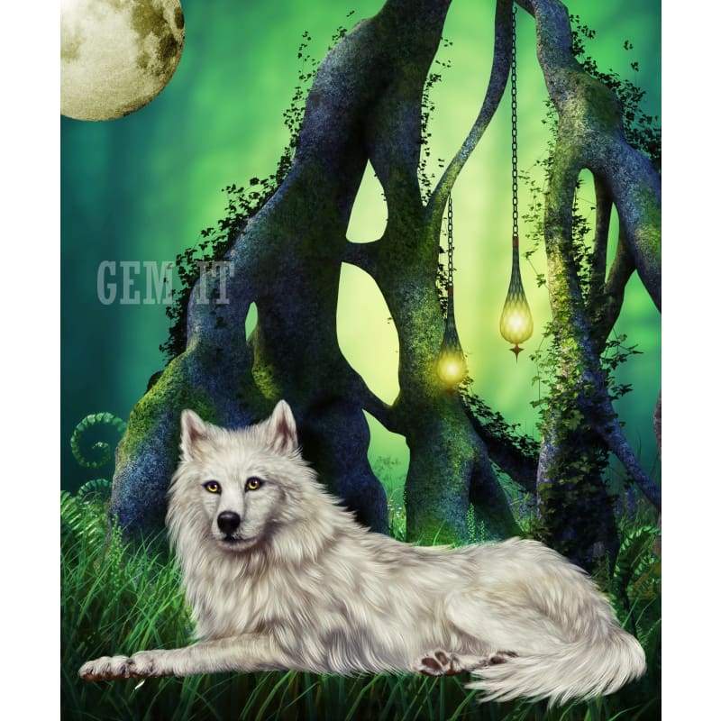 Wolf Full Drill Diamond Painting - - NEEDLEWORK KITS