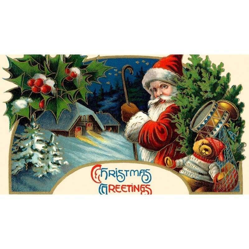 Christmas Greetings - Full Drill Diamond Painting - Special