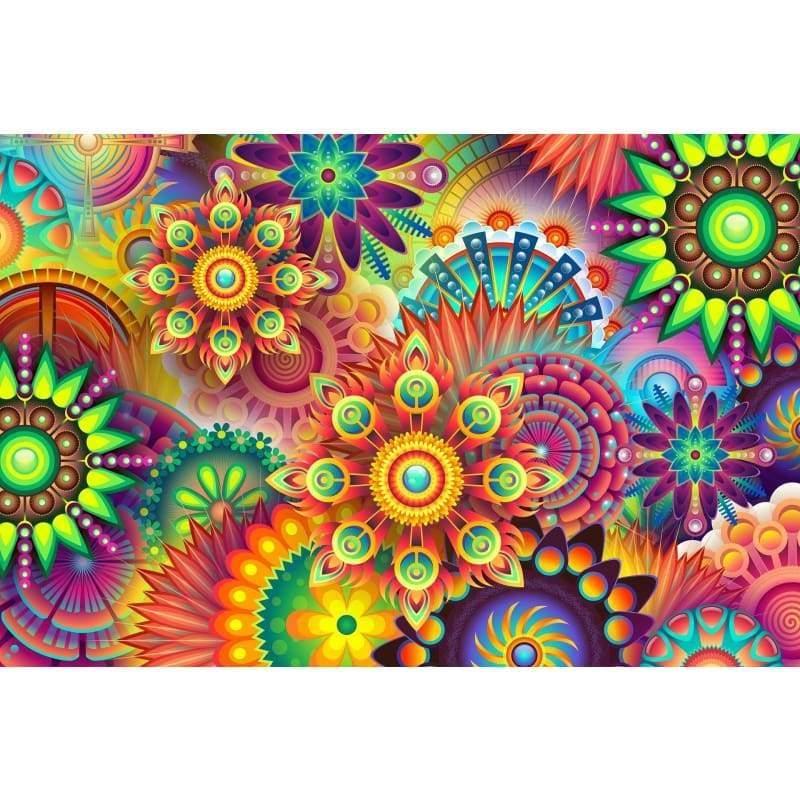Colorful-abstract- Full Drill Diamond Painting Abstract -