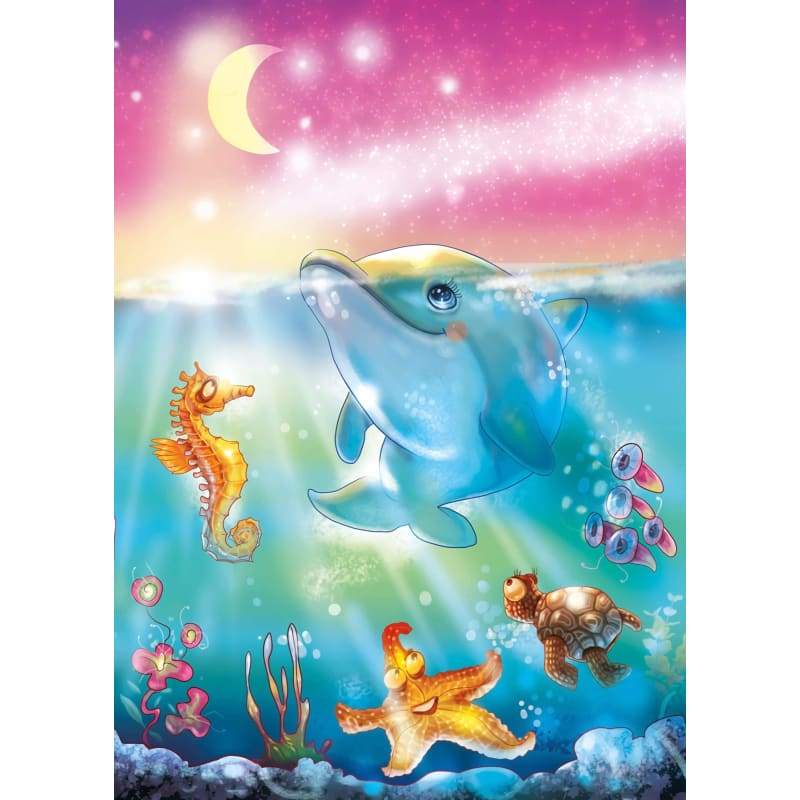 Dolphin 03 - Full Drill Diamond Painting - Special Order -