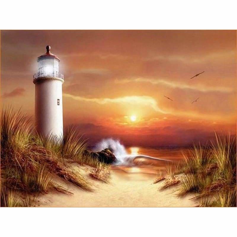 Dream Lighthouse Landscape Full Drill - 5D Diy Diamond