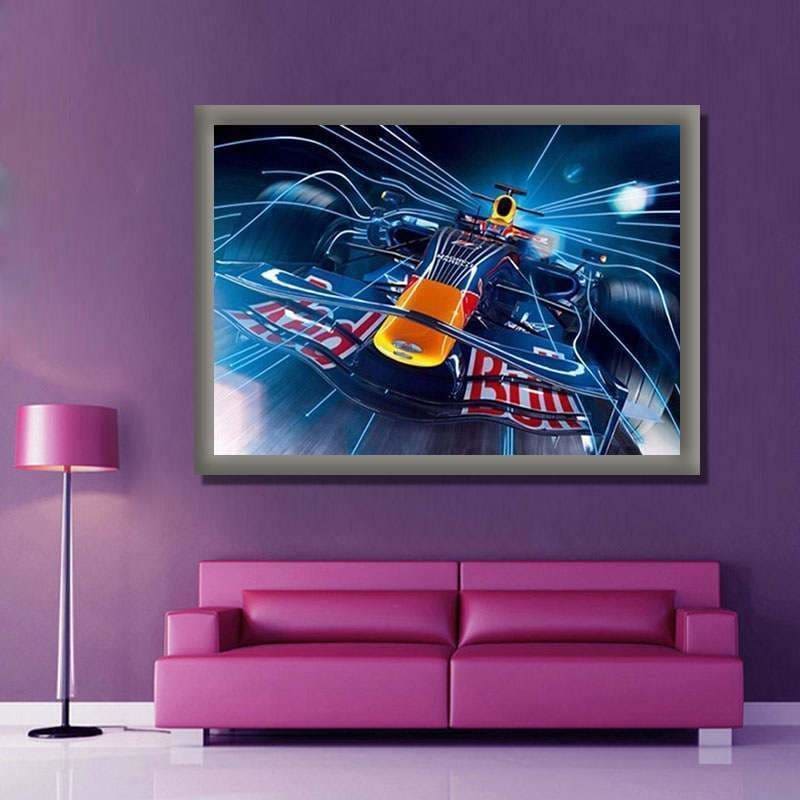 Dream Popular Formula 1 Racing Car Diamond Painting Kits