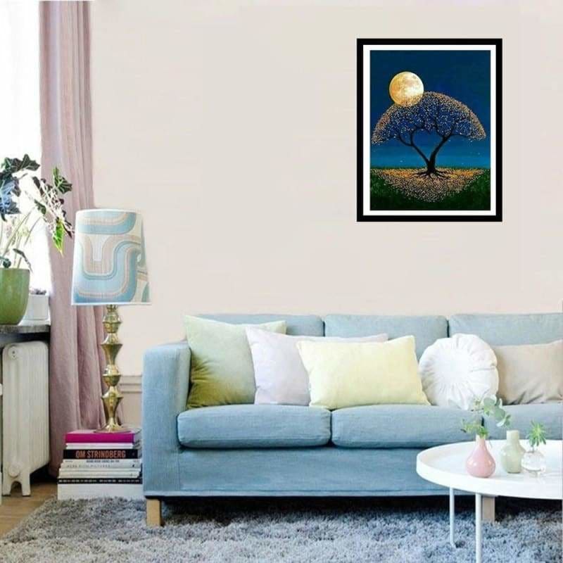 Dream Trees In Night Sky Full Drill - 5D DIY Diamond