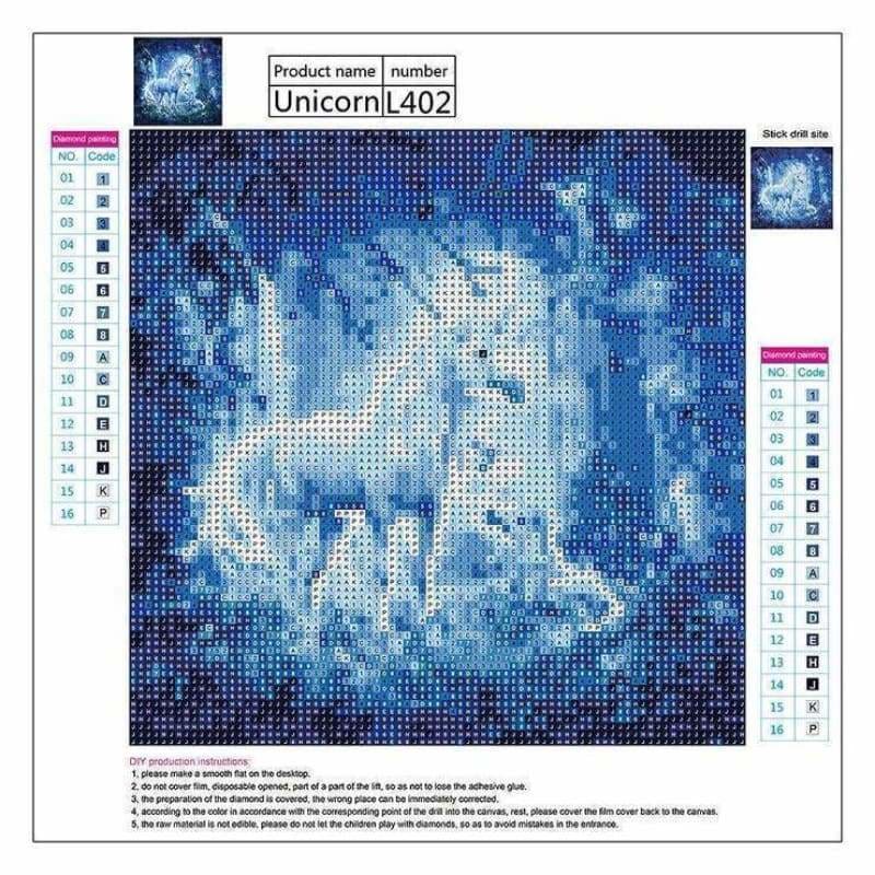 Dream Unicorns In The Jungle Full Drill - 5D Diamond