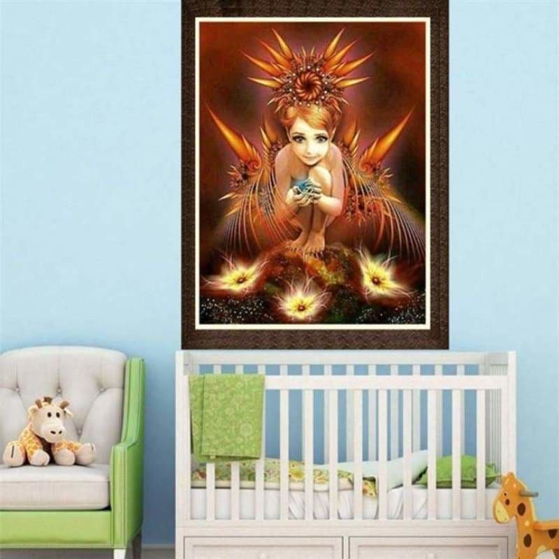 Fairy Portrait Pattern Diy Full Drill - 5D Full Diamond