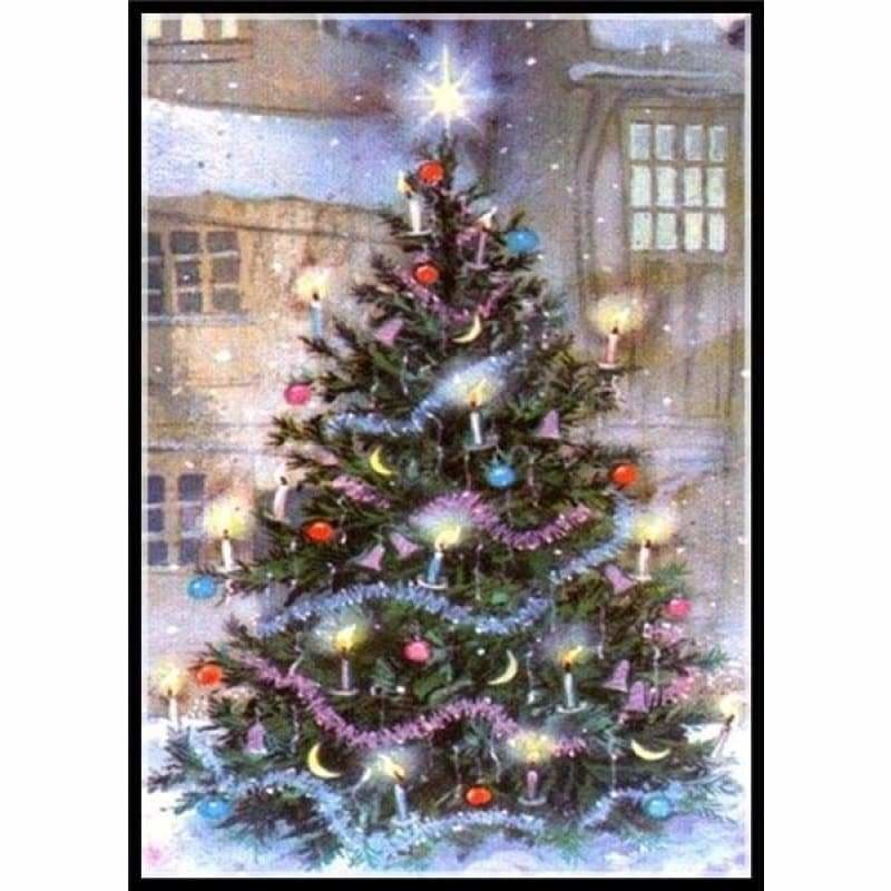 Full Drill - 5D Diamond Painting Kits Christmas Snow Starry