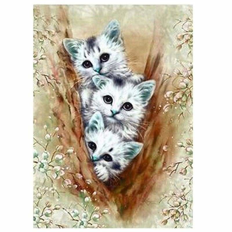 Full Drill - 5D Diamond Painting Kits Cute Cats Baby - 4
