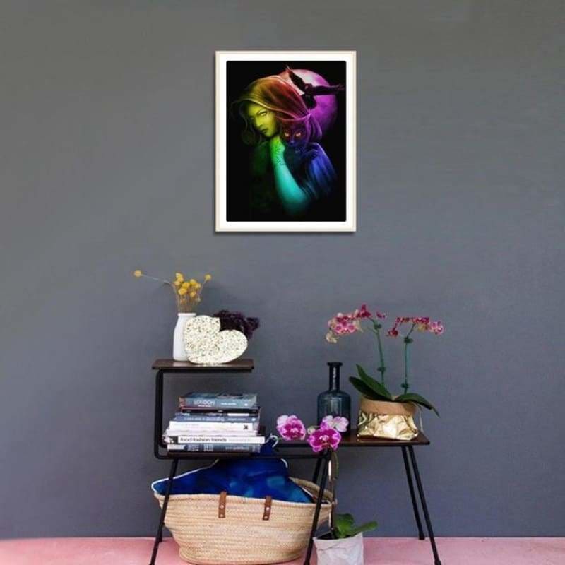 Full Drill - 5D Diamond Painting Kits Moon Night Beauty And