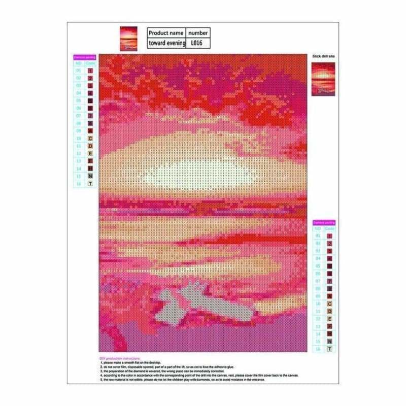 Full Drill - 5D Diamond Painting Kits Warm Series Beach