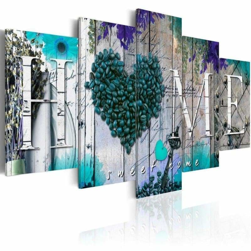 Full Drill - 5D DIY Diamond Painting Kits 5pcs Sweet Home