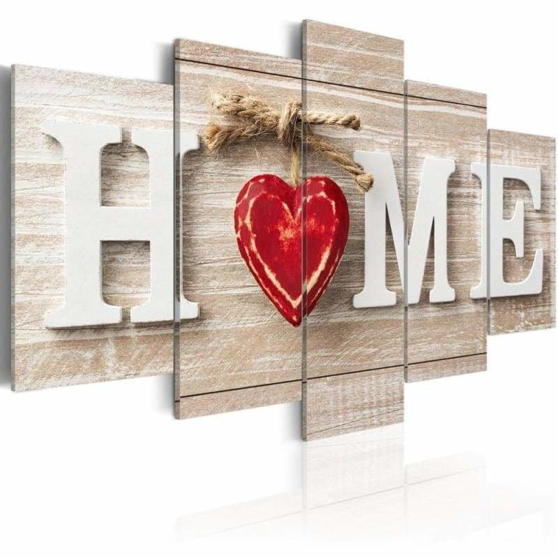 Full Drill - 5D DIY Diamond Painting Kits 5pcs Sweet Home