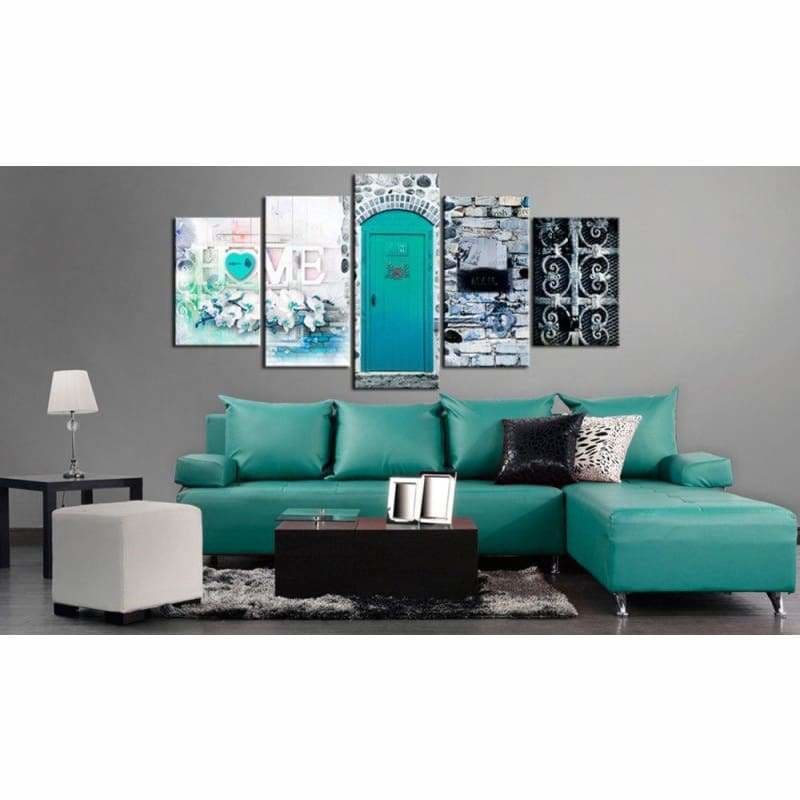 Full Drill - 5D DIY Diamond Painting Kits 5pcs Sweet Home