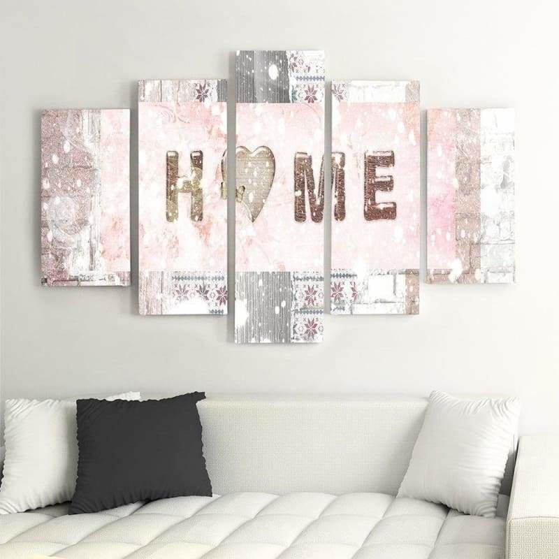 Full Drill - 5D DIY Diamond Painting Kits 5pcs Sweet Home