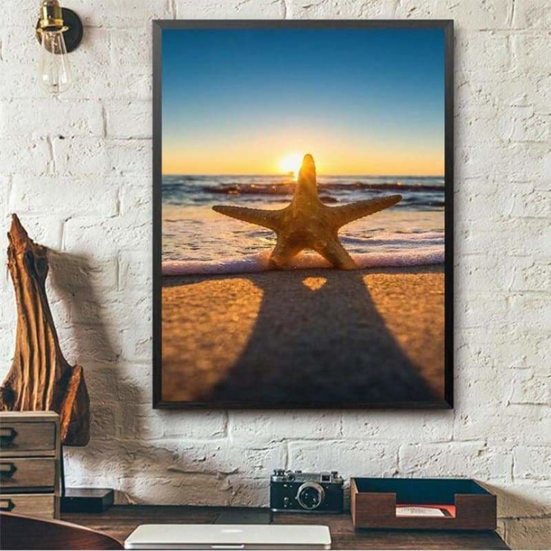 Full Drill - 5D DIY Diamond Painting Kits Beach Starfish