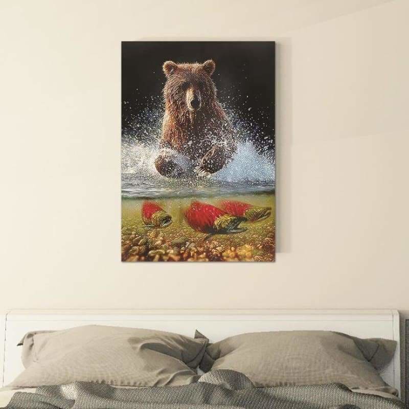 Full Drill - 5D DIY Diamond Painting Kits Bear Running In