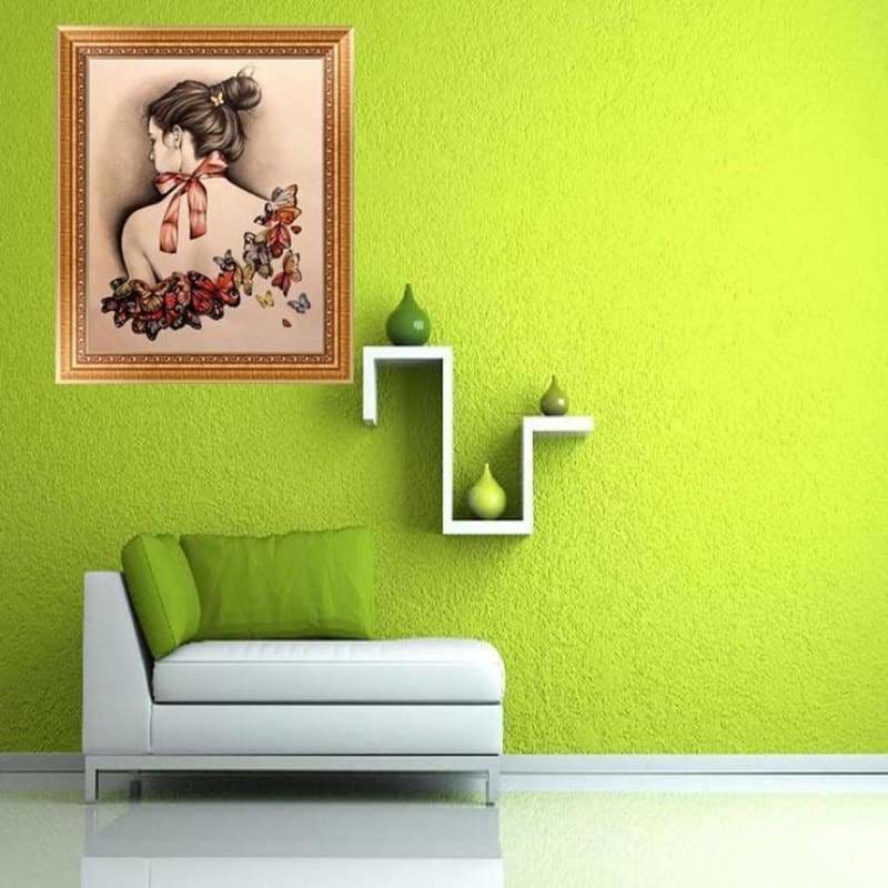 Full Drill - 5D DIY Diamond Painting Kits Beautiful Back of