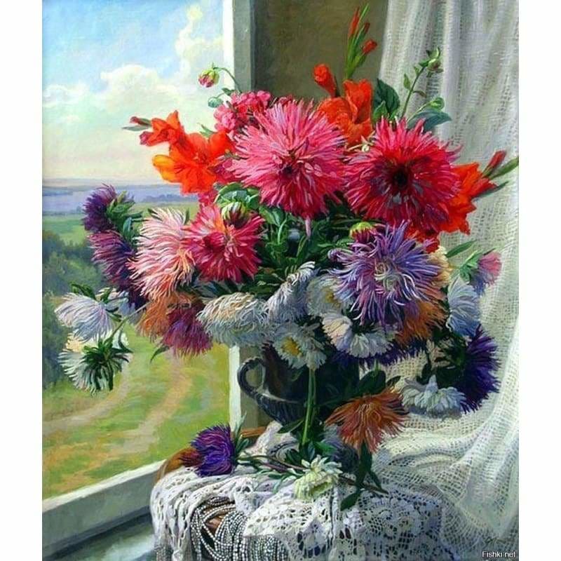 Full Drill - 5D DIY Diamond Painting Kits Beautiful Flowers
