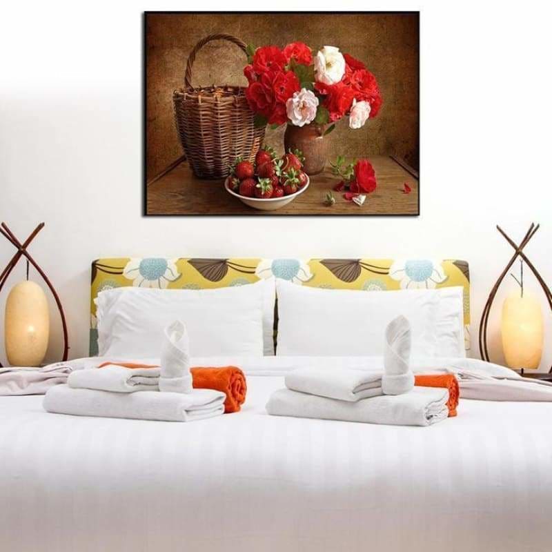 Full Drill - 5D DIY Diamond Painting Kits Beautiful Red And