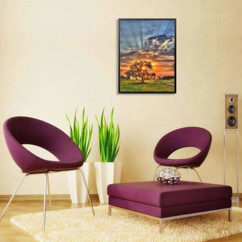 Full Drill - 5D Diy Diamond Painting Kits Beautiful Sun