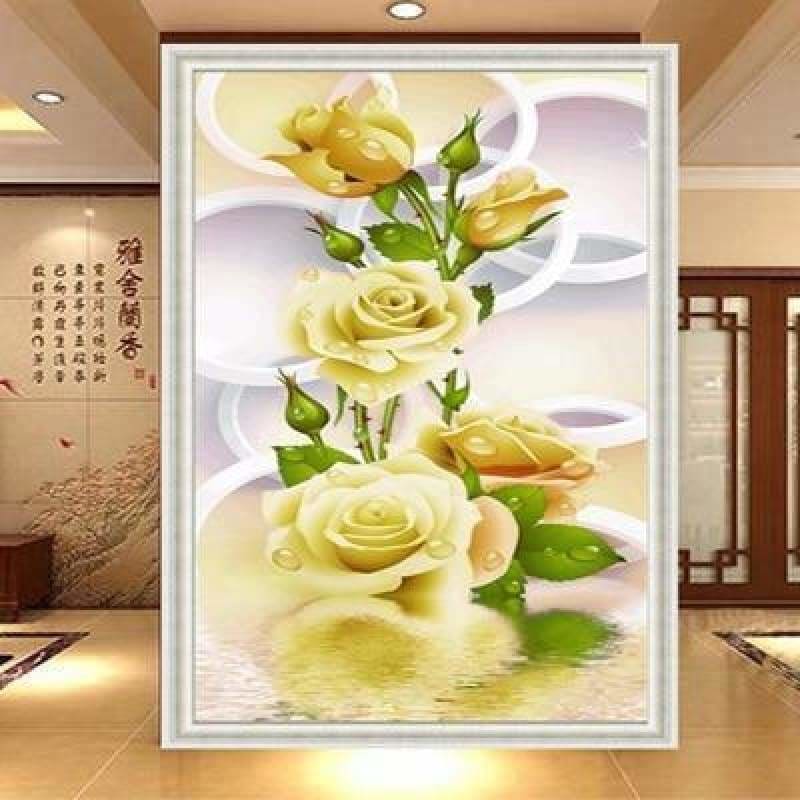 Full Drill - 5D DIY Diamond Painting Kits Beautiful Yellow