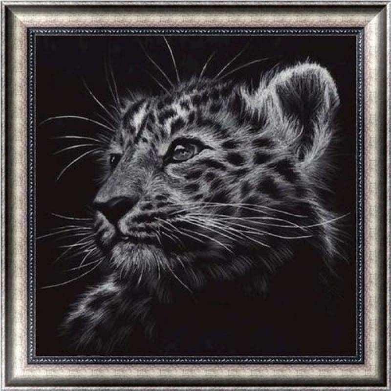 Full Drill - 5D DIY Diamond Painting Kits Black White Cute