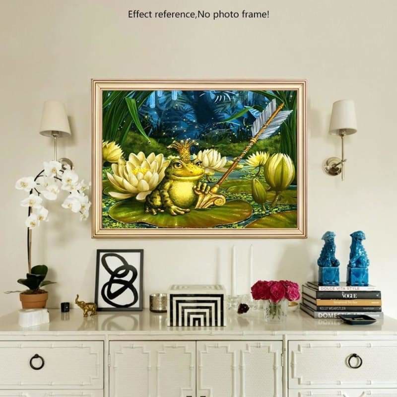 Full Drill - 5D DIY Diamond Painting Kits Cartoon Frog King