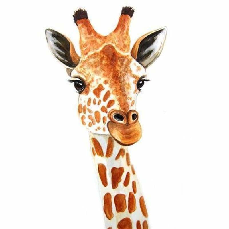 Full Drill - 5D DIY Diamond Painting Kits Cartoon Giraffe -