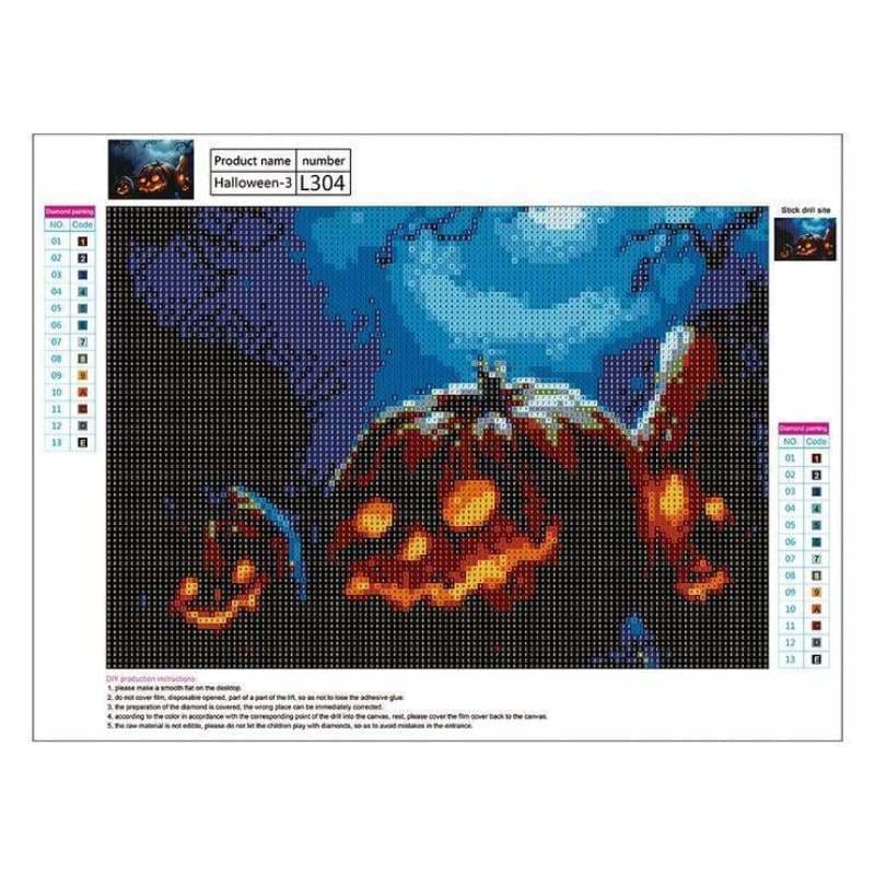 Full Drill - 5D DIY Diamond Painting Kits Cartoon Halloween